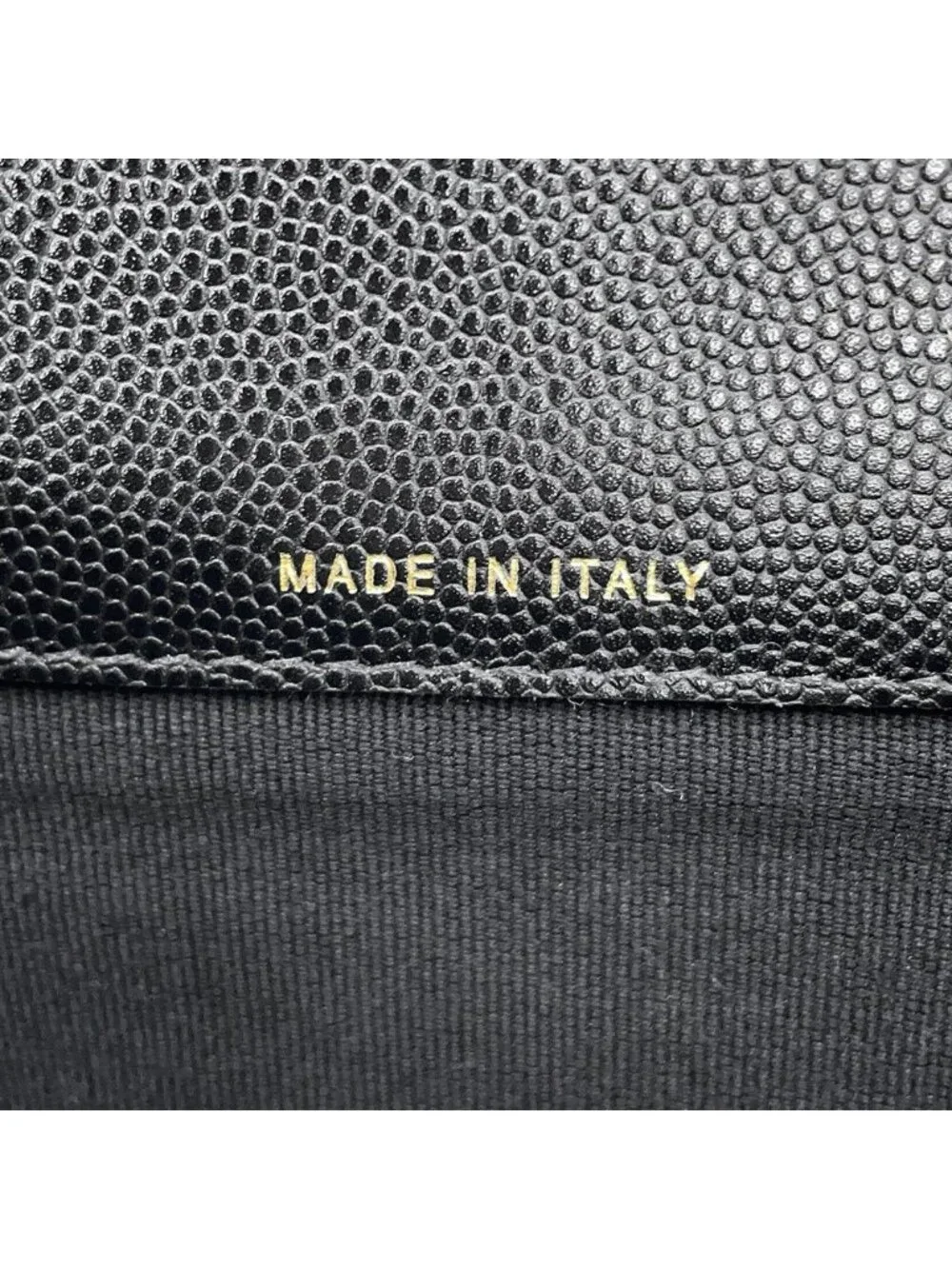 Chanel Card Case Quilted CC Logo Caviar Leather Rhinestone Business Black